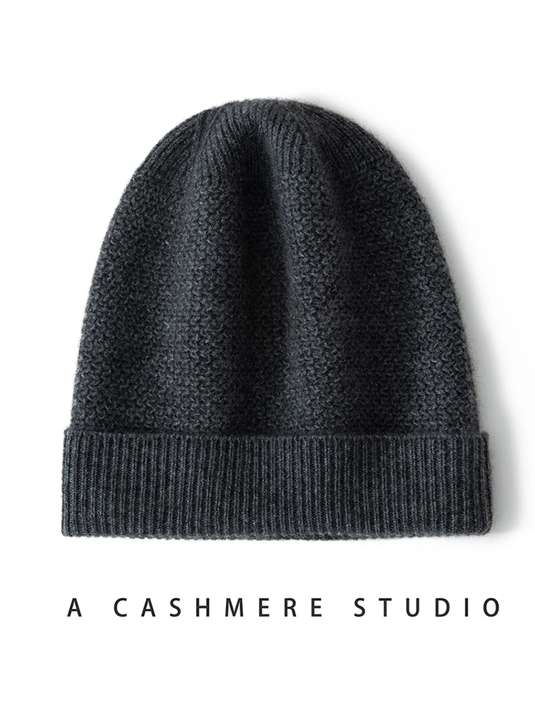 MERRILAMB New Unisex Hat Cashmere Solid Soft Warm Kniited Hats High Quality Men Winter Caps Casual Women\'s Skullies Beanie Cap