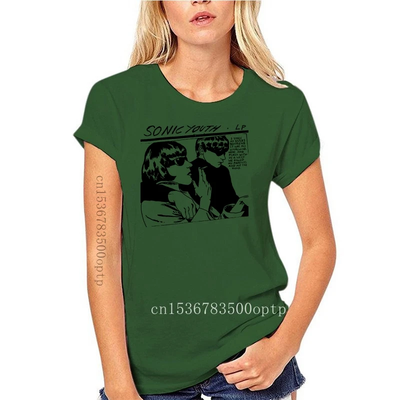 thumbnail image 1 of Cool Sonic Youth Goo Cartoon Fiction Retro Vintage Unisex y camiseta para mujer, 1 of 5