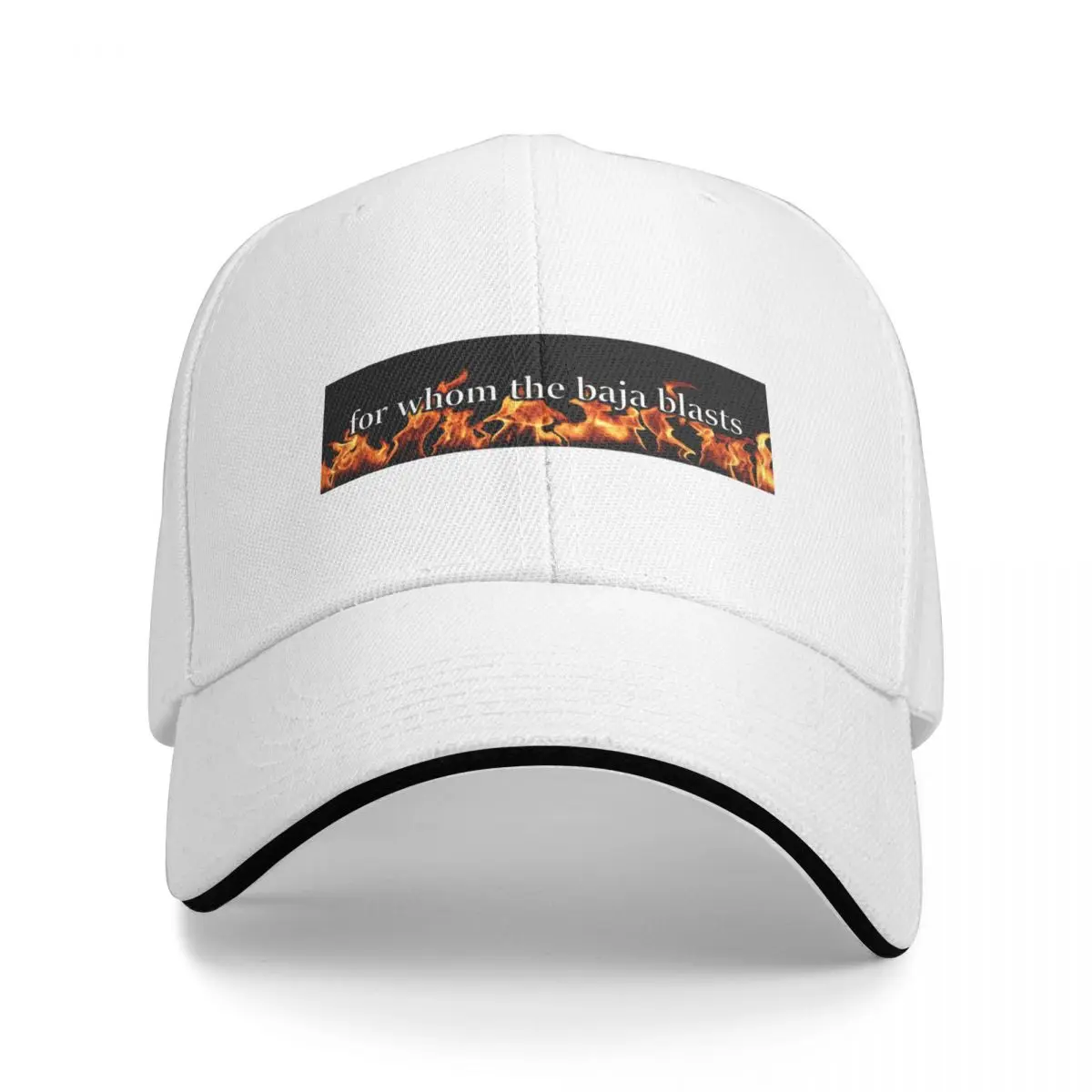 

for whom the baja blasts Cap Baseball Cap bucket hat military tactical cap winter hats man Women's