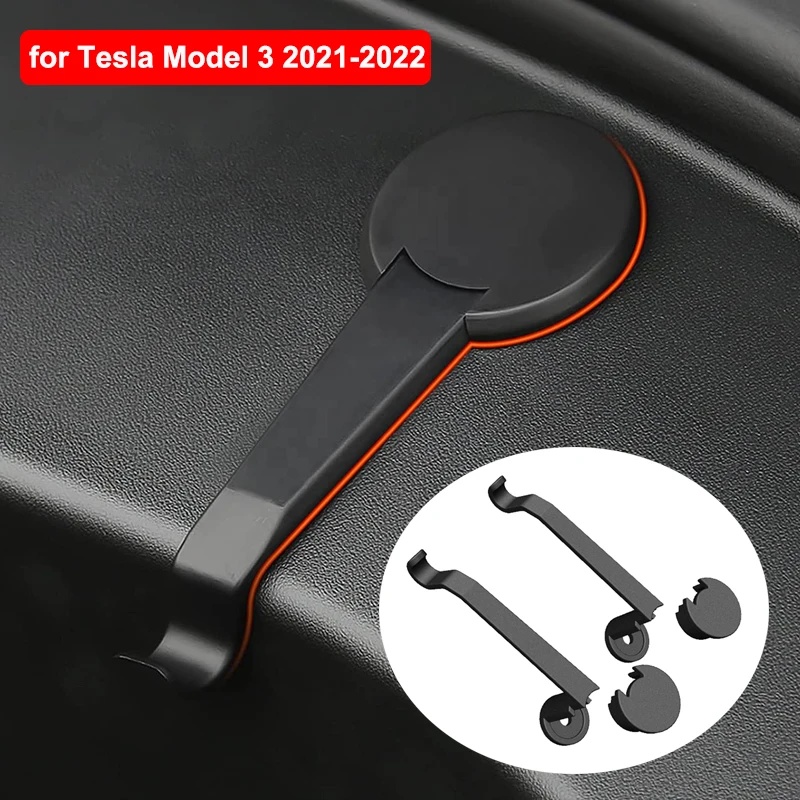 Vorder Trunk Haken für Tesla Modell 3 2021 22 Einkaufstüte Halter ABS Frunk  Bolzen Abdeckung Holding Clip Ersatz Lagerung schnalle Zubehör - AliExpress