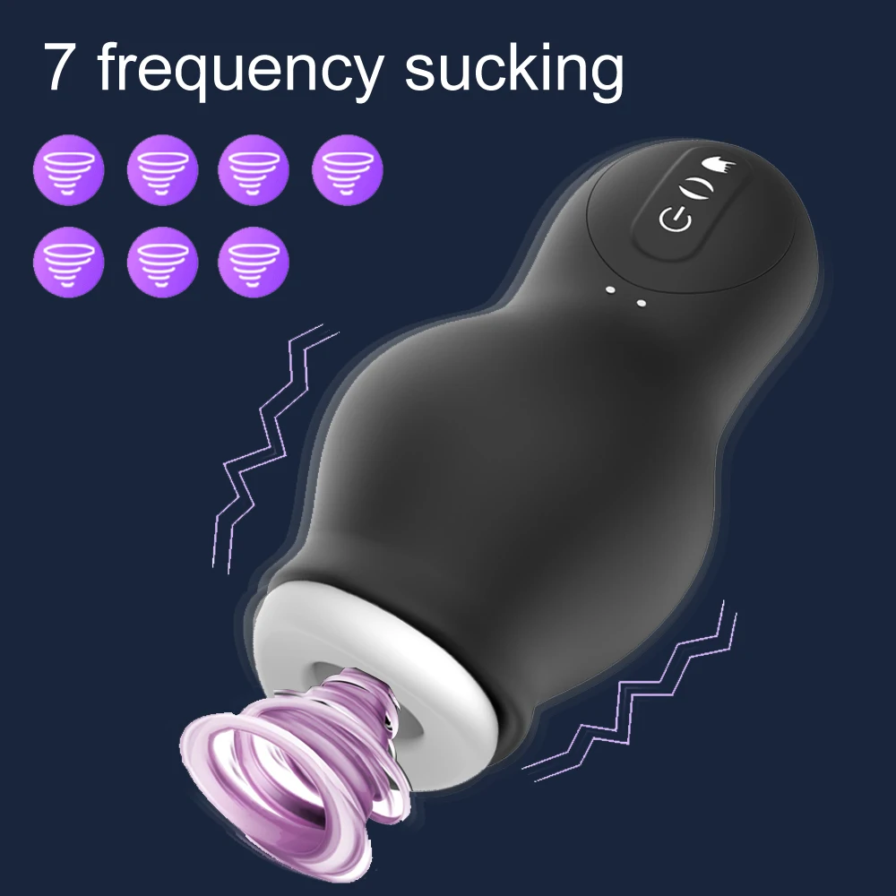 Masturbator for Men Automatic Sucking Male Machine Oral Vaginal Penis Vibrator Sex Toy for Men Masturbation Cup Blowjobs Machine Male Sex Toys Penis Masturbator