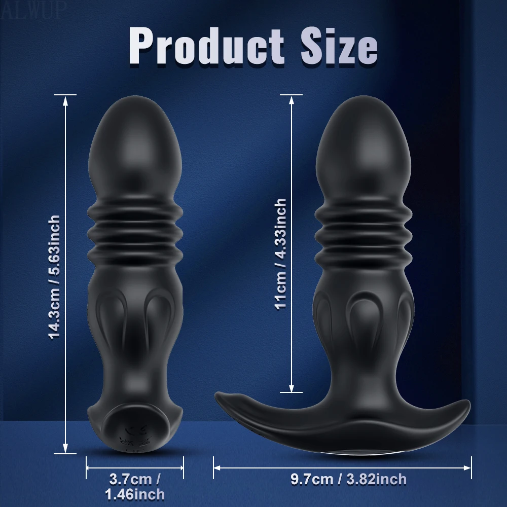 Anal Plug Vibrator Anal Toy Butt Plug Stimulator Masturbation Tools Penetration Vagina Vibrator Men Women 18