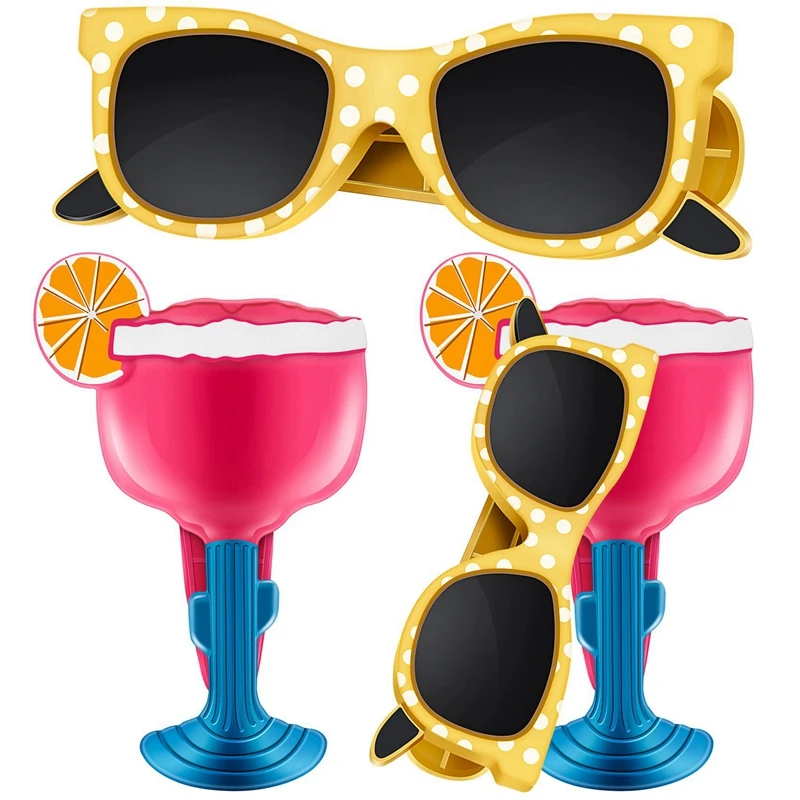

8X Beach Towel Windproof Clips For Beach Chairs Patio And Pool Accessories Cartoon Cocktail Glasses Towel Clips For Home