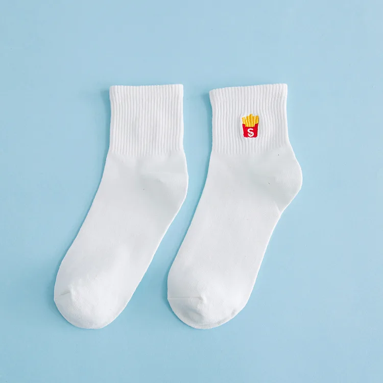 Cute Women Socks Korean Style New Novelty Casual Smiling Face Design Warm Winter Socks Female Floor Sweet Girls Crew Socks Soft