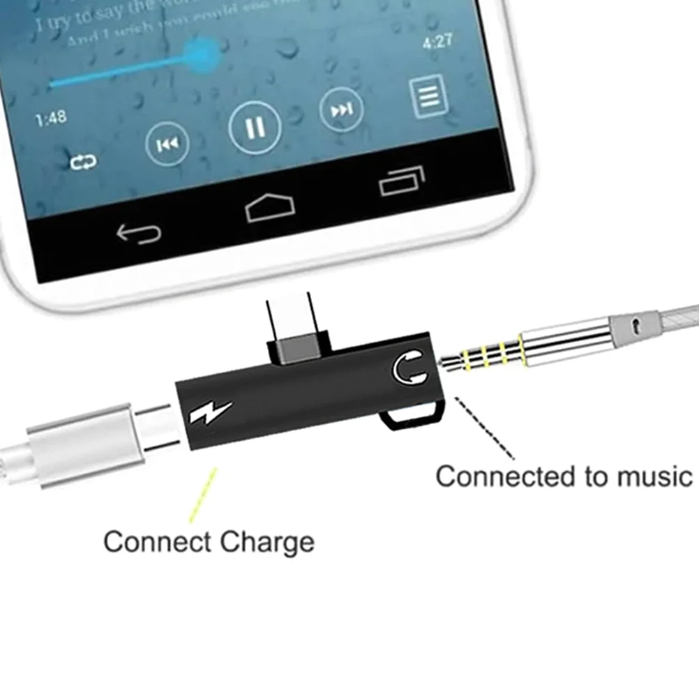 헤드폰 잭 스플리터 어댑터, 헤드폰 컨버터 액세서리, USB 이어폰
