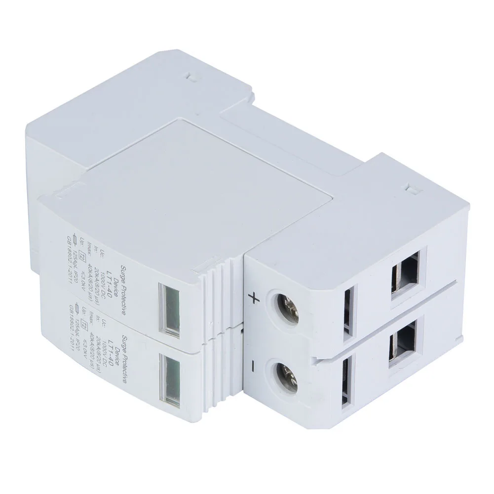 2P Protective Device DC Photovoltaic Lightning Protector Low Voltage Arrester Lightning Protector Arrester