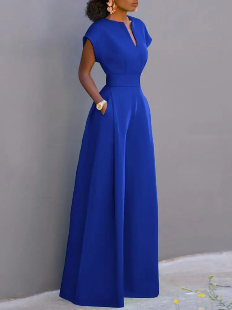 ZANZEA 2025 Summer Women Overalls Elegant Jumpsuits Holiday Casual