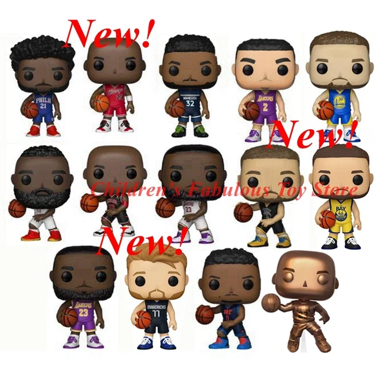 New Funko Pop Basket Star Towns 39 Westbrook #40 Lebron #52 #43 #92 #95 Jordan 55 Vinyl Action Figures Collection Model Toys