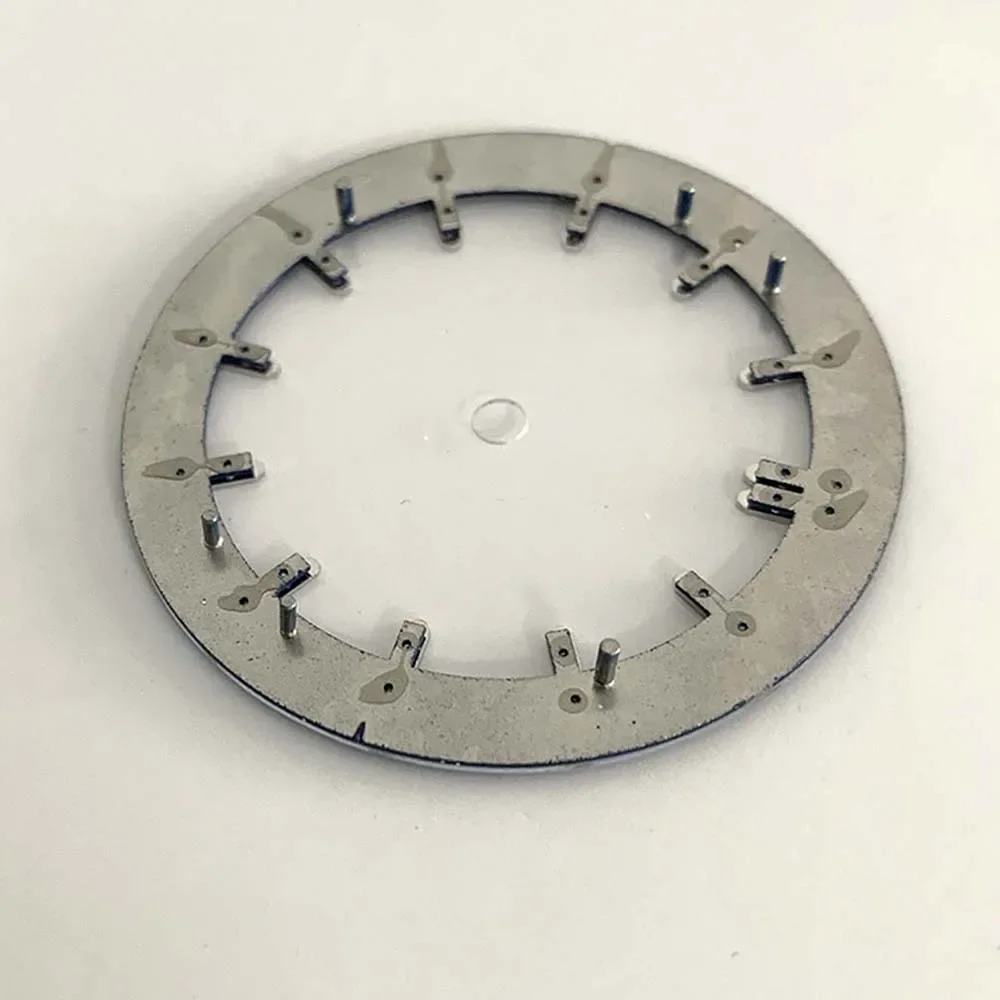 NH70 Dial 31.8mm Transparent Hollow Out Starry Sky Green Luminous Watch Face for NH70 Movement Diy Modified Part