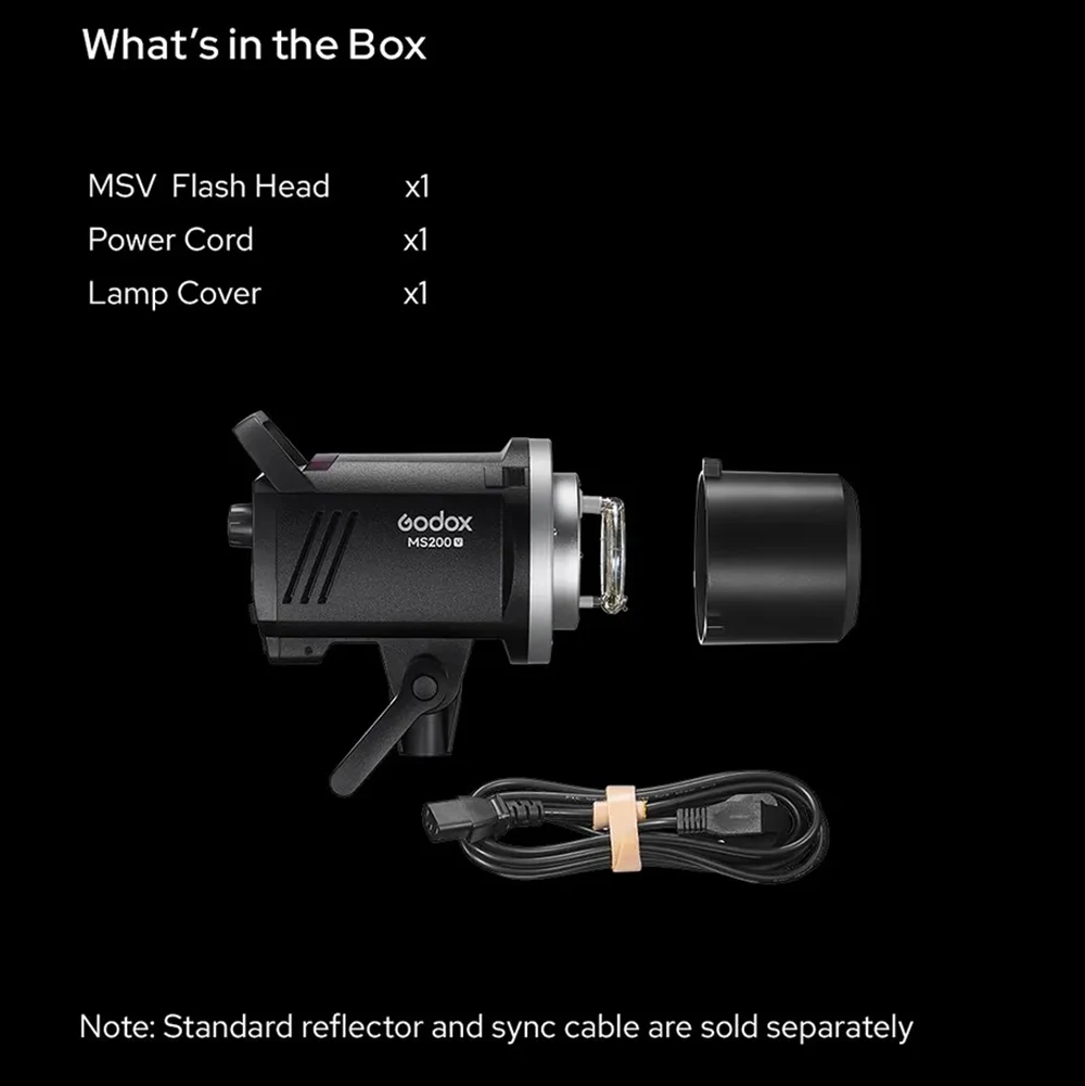 Godox MS300V 300Ws / MS200V 200Ws LED 모델링 램프 스튜디오 플래시 라이트 컴팩트 2.4G 무선 사진 스트로브 보웬스 포토 조명