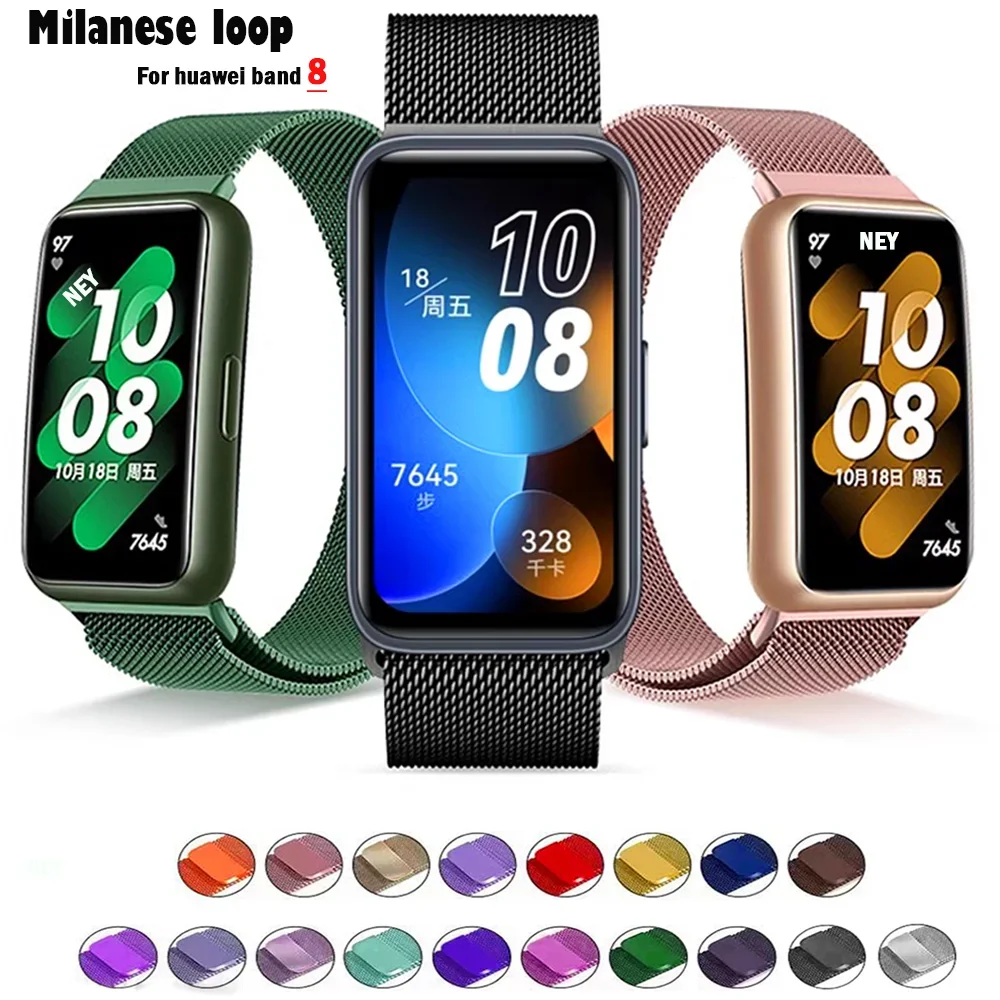 Stainless Steel Magnetic Bracelet for Smartwatch - Premium Mlianese Loop Strap