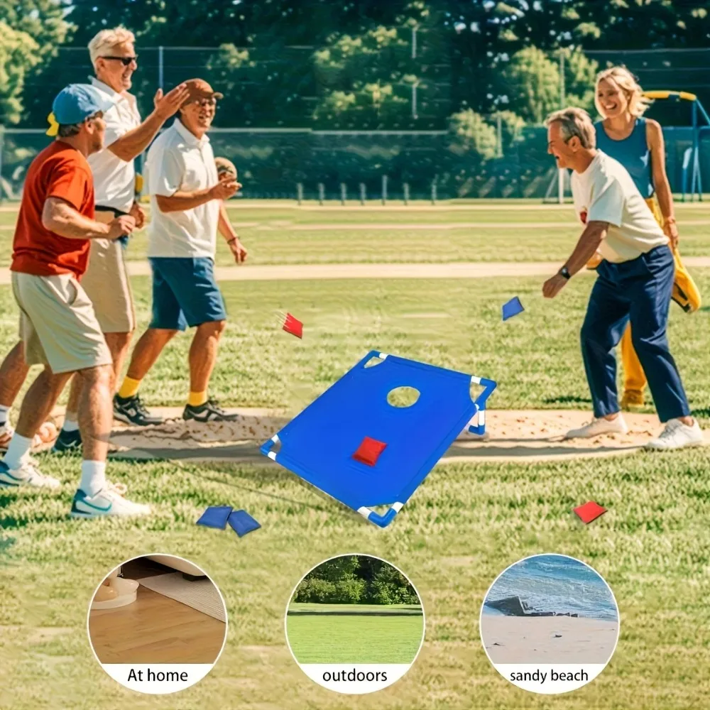 Skip's Garage Ensemble De Jeu De Cornhole En Bois Massif 2 Pi X 4 Pi Avec Etui De Transport Et Lumieres Ncaa Isjw6884