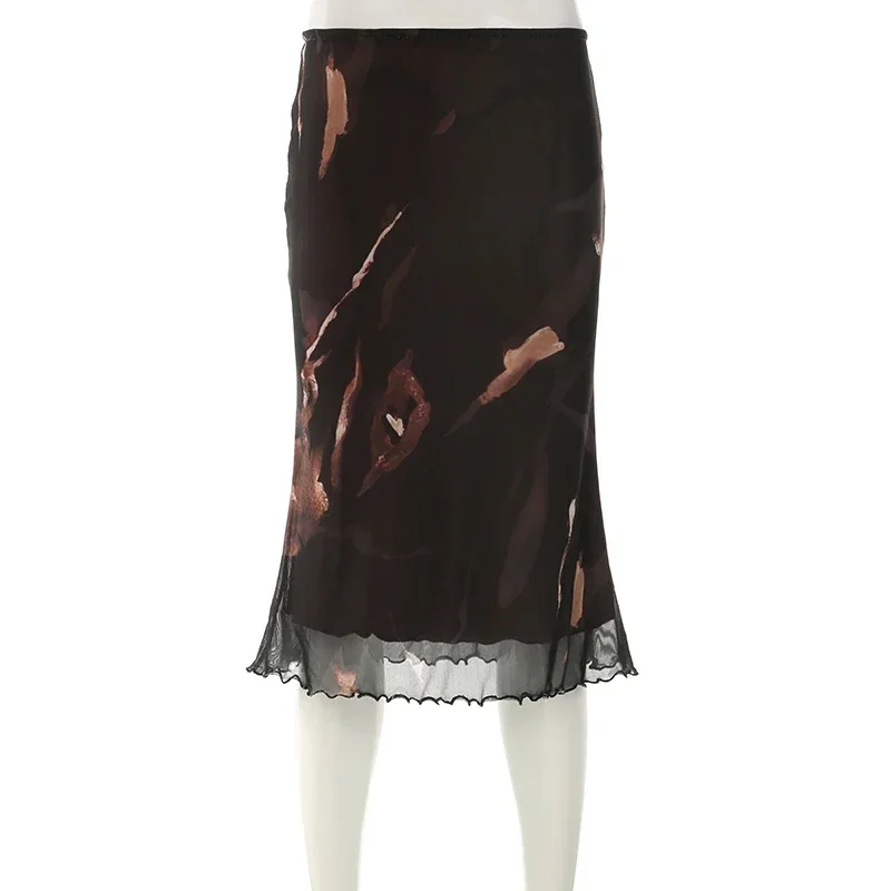 Рисунок 5 - Прямые юбки с цветочным принтом Y2K