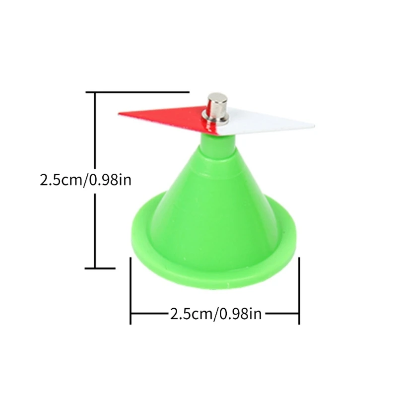 10x 마름모 작은 자기 나침반 바늘 스탠드 교육 장비 물리 교육을위한 물리적 실험 도구