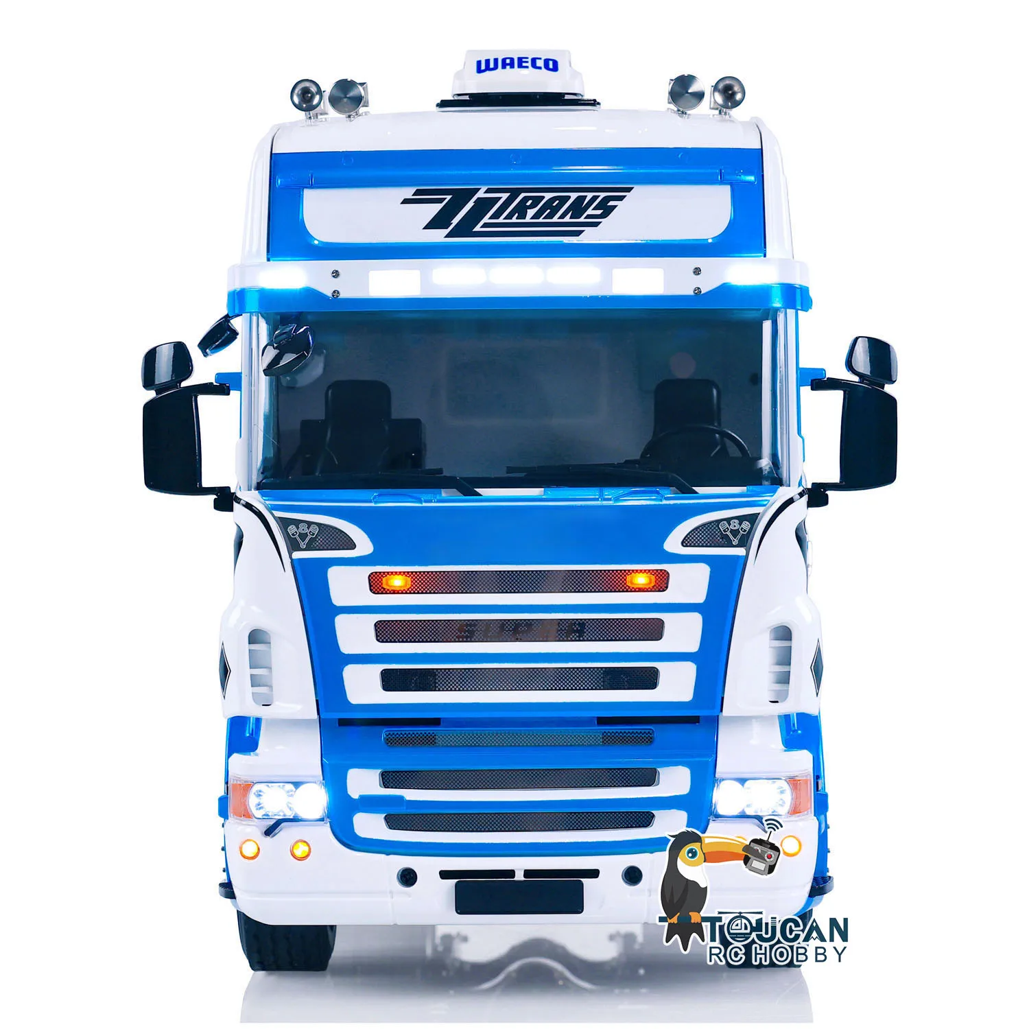 1/14 LESU Metal Chassis 6x6 RC Tractor Truck DIY Painted Finished Control Electric Car Birthday Christmas Gift Car Toys For Boys 4