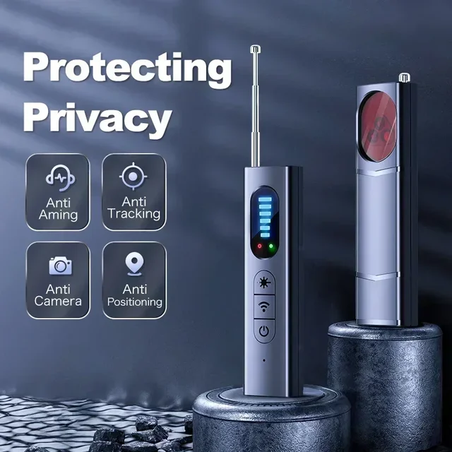 Hidden Camera Detector Anti Car GPS Tracker Listening Device Bug RF Wireless All Signal Scanner Gadgets Security Protection 3