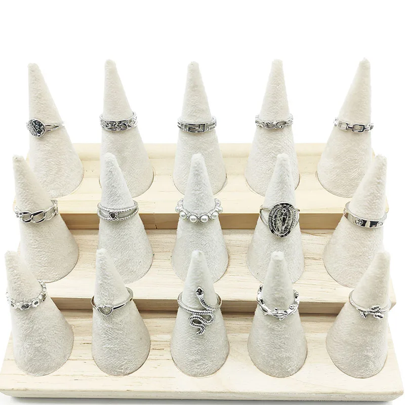 Variety of gold colored joint rings suitable for stacking