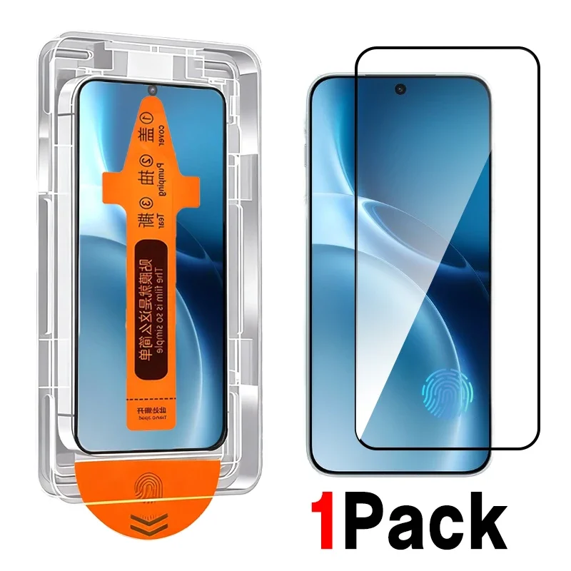 High-Definition Automatic Dust Removal Glass Screen Protector - Pack of 3, Easy Installation