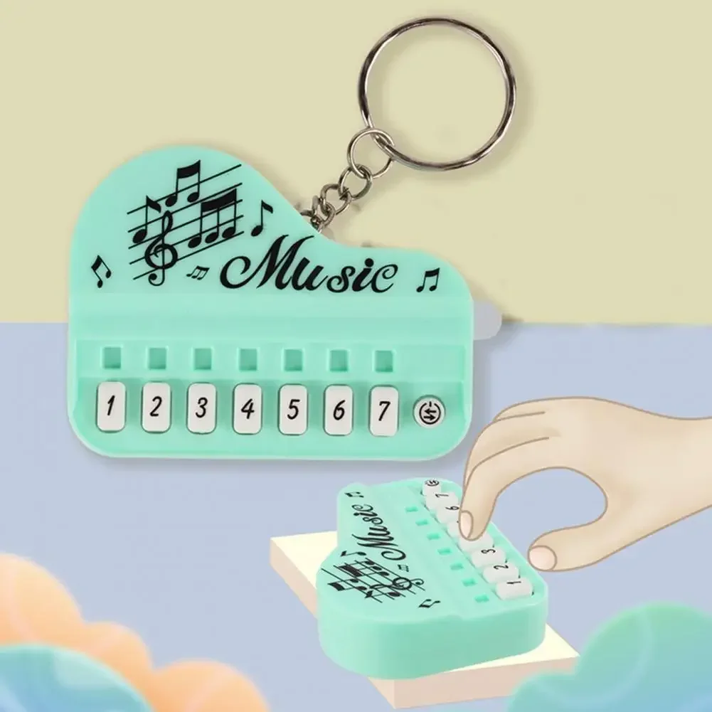 Mini Music Electronic Piano Keychains