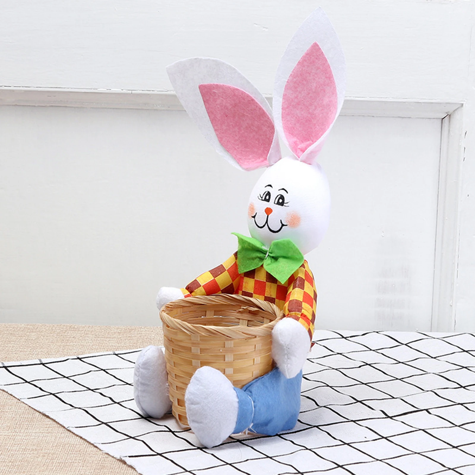 

Sundries Aiko Easter Decoration Rattern None Woven Fabric Material Eco-friendly 3 Colors Colored Art Fun Holiday Gifts Baskets