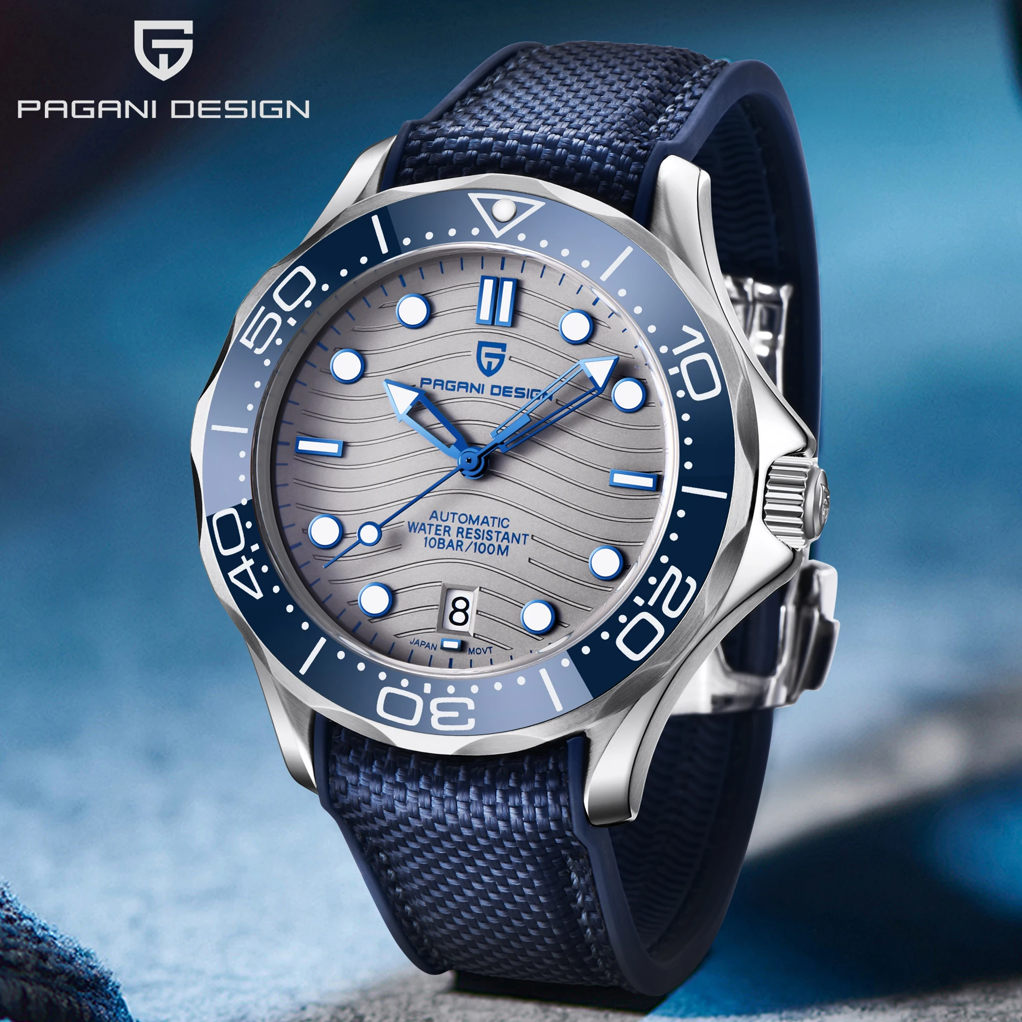 New Watch Design Patterns PAGANI DESIGN Men's Watches 2025 New Ceramic Bezel Luxury Automatic ...