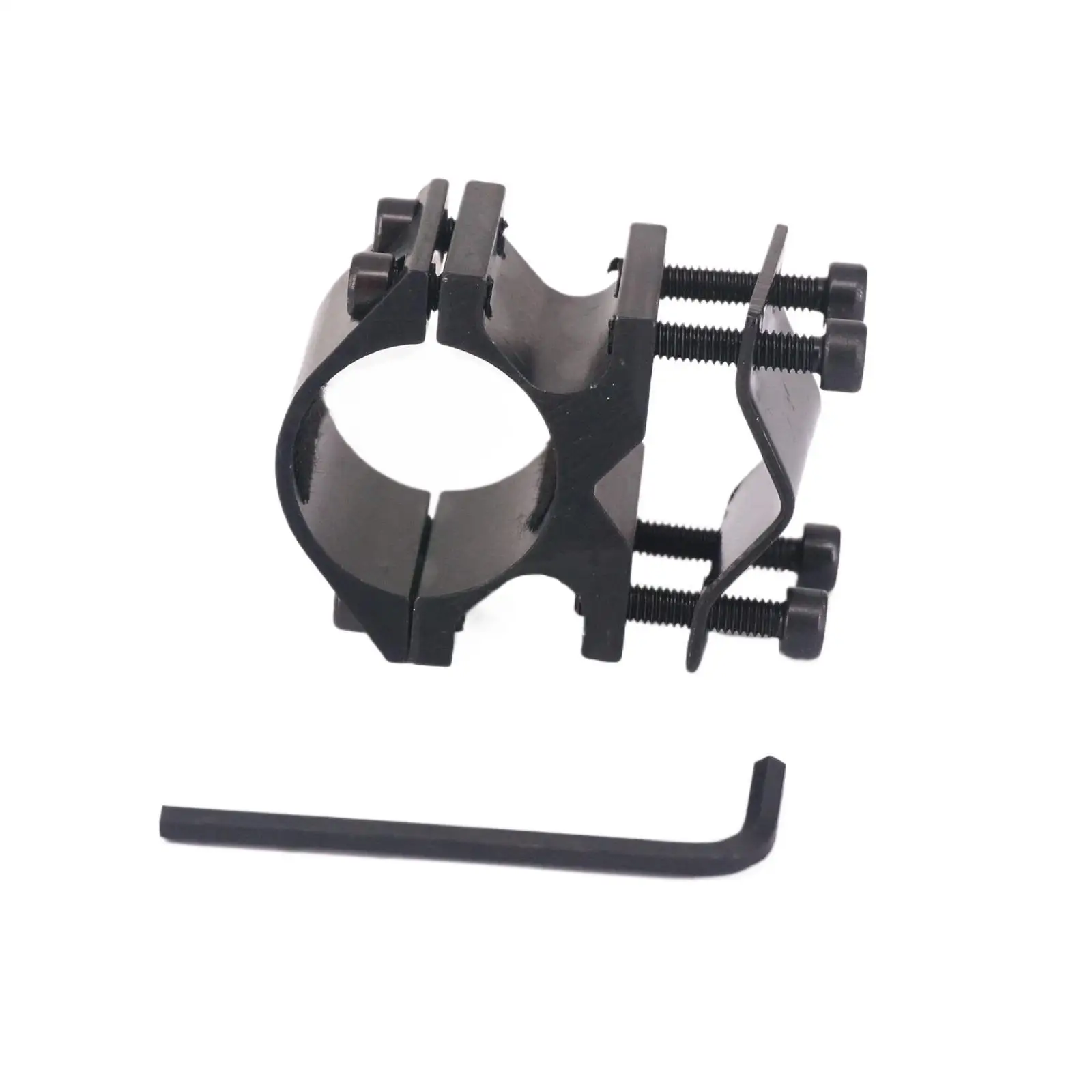 Flashlight Bracket Clamp Outdoor Accessory Flashlight Torch Laser Bracket Clamp Mount 25mm Ring Holder Fit 9-23mm Barrel