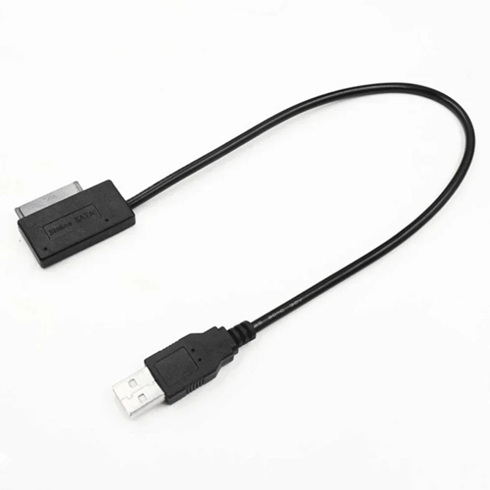USB 2.0 to Mini Sata II 7+6 13Pin Adapter Converter Cable For Laptop CD/DVD ROM Slimline Drive Converter HDD Caddy