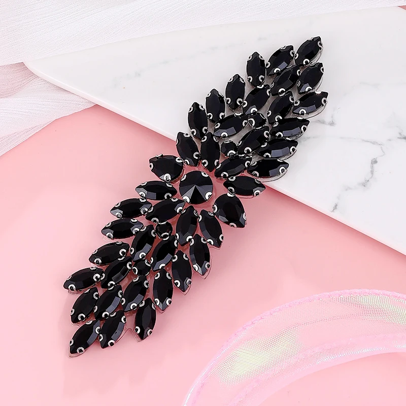 QIAO Funkelnde Strass-Applikation, selbstklebende Hotfix-Kristallsteine für DIY-Handwerk, Kleidung, Kleider, Taschenzubehör, Dekoration – Detail 9