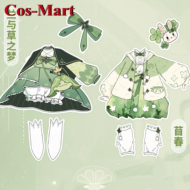 Cos-Mart-핫 게임 원신 Imapct 나히다 코스프레 의상, 화려한 일상 캐주얼 여성 활동 파티 역할 놀이 의류
