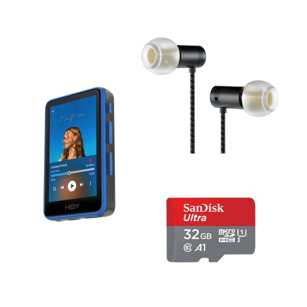 HiBy R1 HiFi オーディオ音楽プレーヤー MP3 USB DAC WiFi