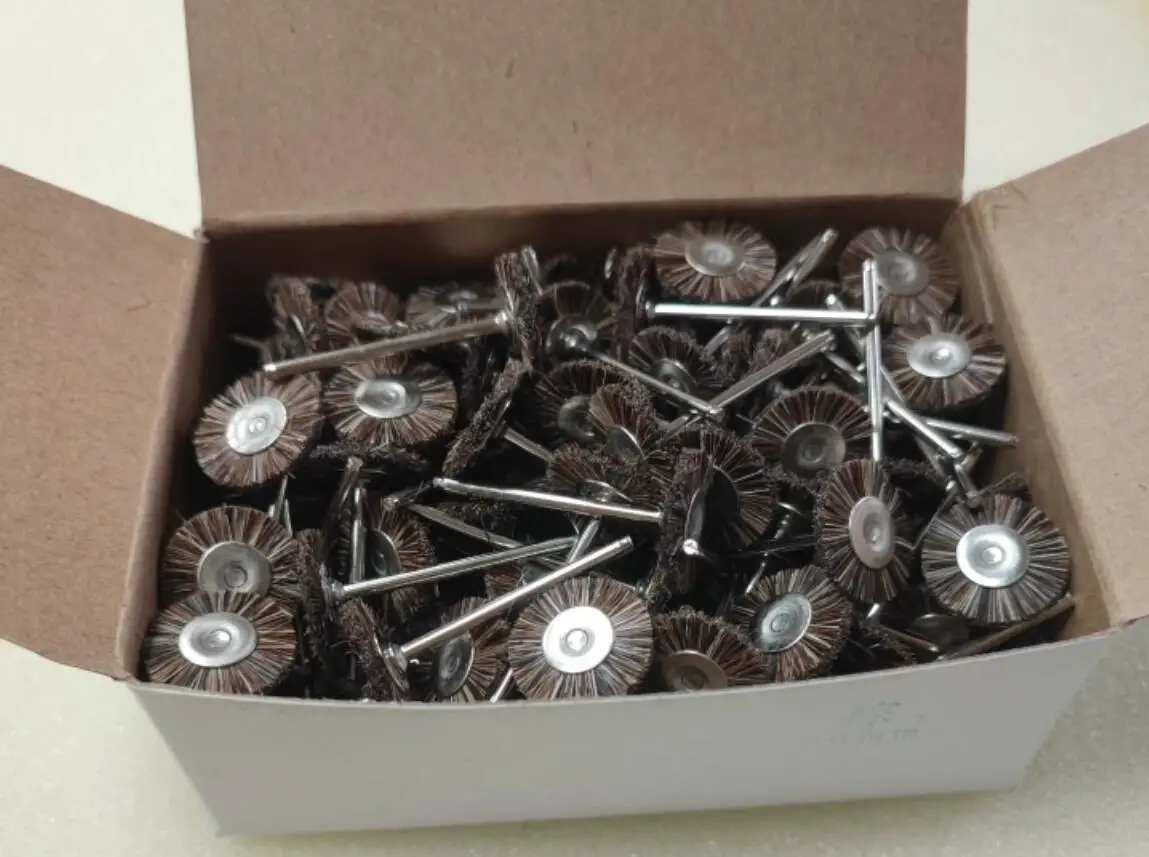 Polishing Brushes Set: Soft & Hard Abrasive Buffing Wheels with 2.35mm Shank