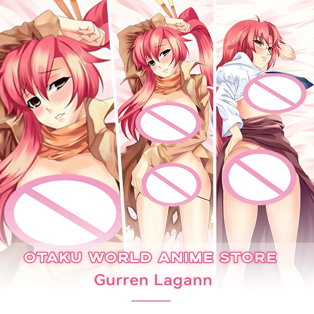 

Gurren Lagann Dakimakura Anime Otaku Waifu Decor Hugging Body Pillow Case Cushion Pillow Cover Bedding Pillows Decor
