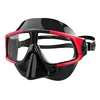 Low volume diving mask Snorkeling Swimming Goggles   Anti Fog Liquid Silicone Resin Lens 3