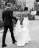 Customized Satin Strapless Wedding Dress 2025 Mermaid Bridal Gown With Long Train Elegant Simple Bridal Dress For Wedding Gown 5