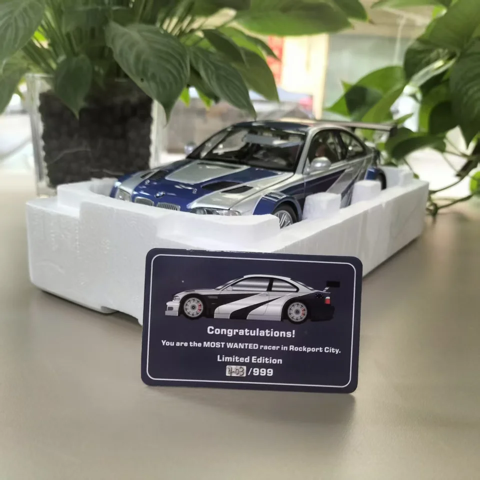 ミニカー DCM 1/87 BMW M3 E46 GTR NFSMW 1/18 DCM BMW M3 E46 GTR Need for Speed Most Wanted Diecast