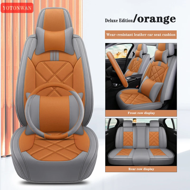 

WZBWZX General leather car seat cover for Hyundai All Models solaris tucson 2016 sonata ix25 i30 Car-Styling car accessories