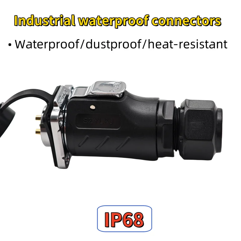 LED 디스플레이 방수 항공 플러그 소켓, 절연 전원 신호, 방수 플러그, SD20, IP68, 20A500V