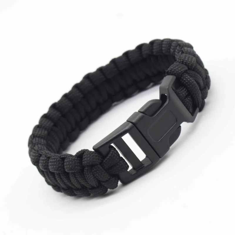 

Seven-Core Parachute Cord Woven Bracelet Wrist Ring Outdoor Braided Rope Seven-Core Carrying Strap Emergency Survival Bracelet