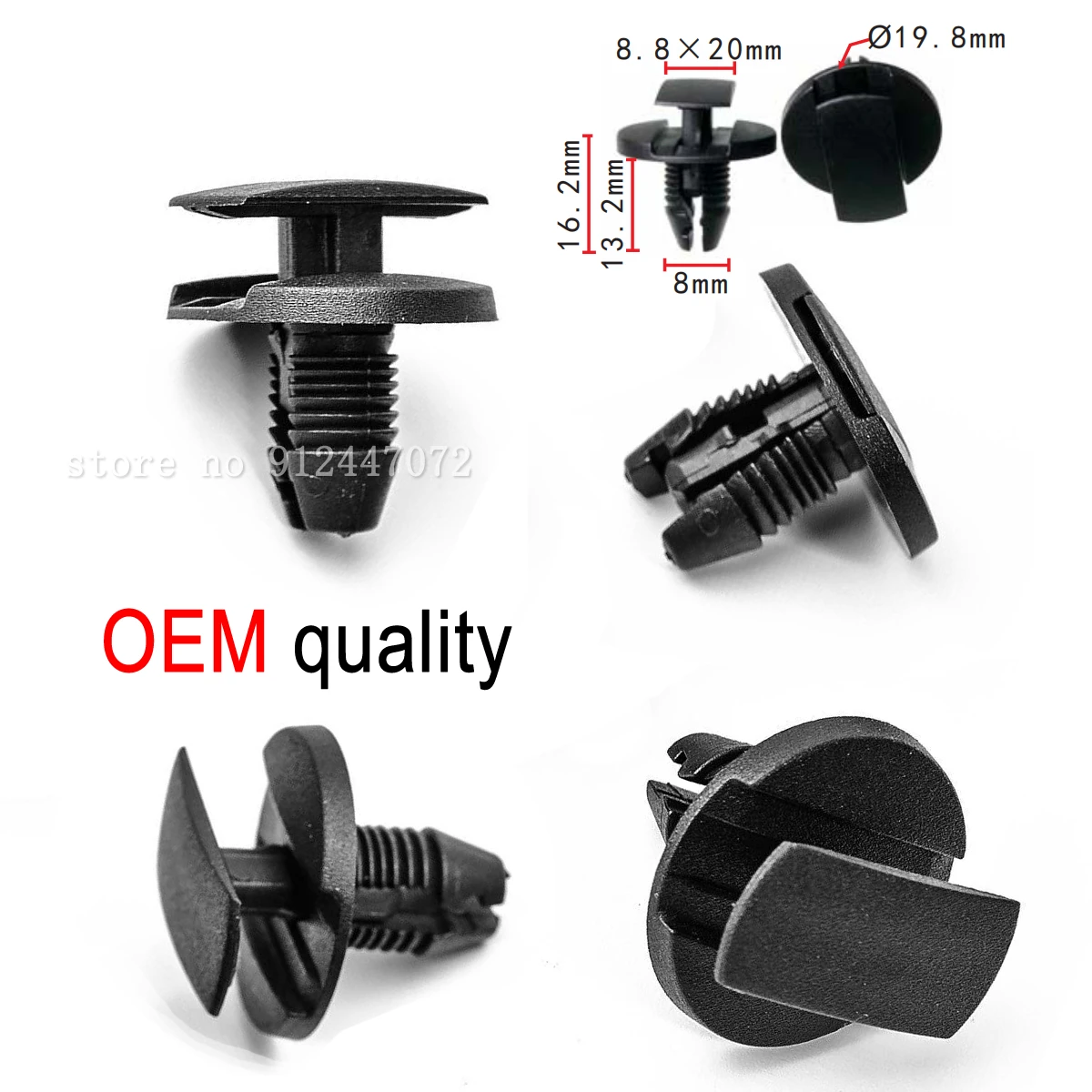 50/100/500x OEM Spreiznieten Verkleidung Clips for INTERIOR LINER