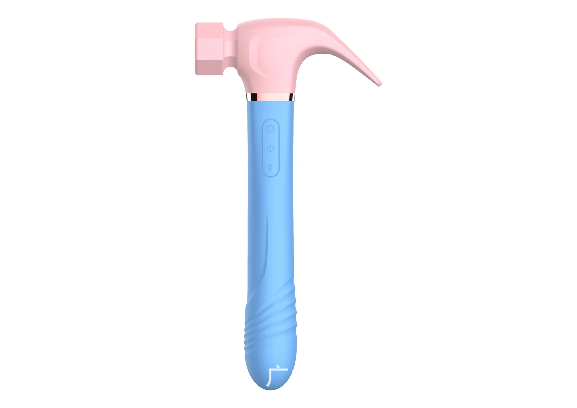 Multifunctional Hammer Vibrator Clit Sucking Telescopic Dildo_voghion.com