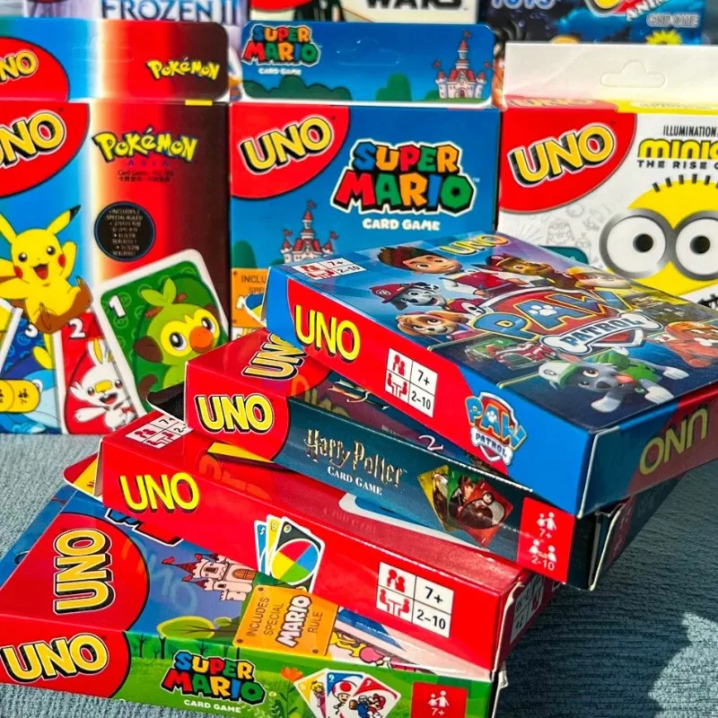 UNO FLIP! Pokemon Board Game Anime Cartoon Pikachu Figure Pattern Family Funny Entertainment uno Card Games Christmas Gifts