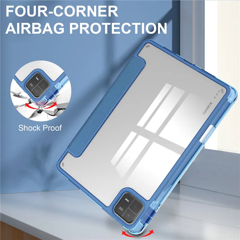 Smart Tablet Funda For Xiaomi MiPad 6 Pro Case With Pencil Holder Shell For Xiaomi Pad 6 Pro Case 2023 11 inch For Mipad6 Cover_voghion.com