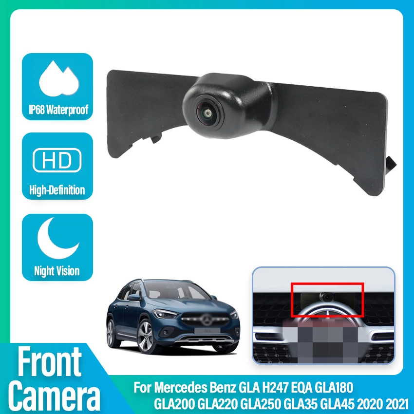 

Car Front View Parking Positive Logo Camera For Mercedes Benz GLA H247 EQA GLA180 GLA200 GLA220 GLA250 GLA35 GLA45 2020 2021