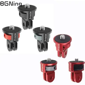 BGNING 360 rotatif 1/4 pouces vis Mini trépied adaptateur support CNC pour GoPro Hero 13 12 11 10 Insta360 ONE X5 X4 X3 X2 4K caméra 1