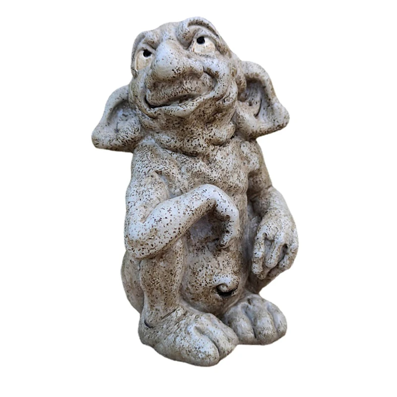 Troll Resin Crafts Artigianato In Resina Gargoyle, Ornamenti Per La Decorazione Della Casa, Ornamenti Da Giardino