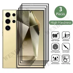 3 Pcs Premium Tempered Glass Screen Protector Set - Full Coverage & Protection for 3 Pcs (Samsung S22 Plus)