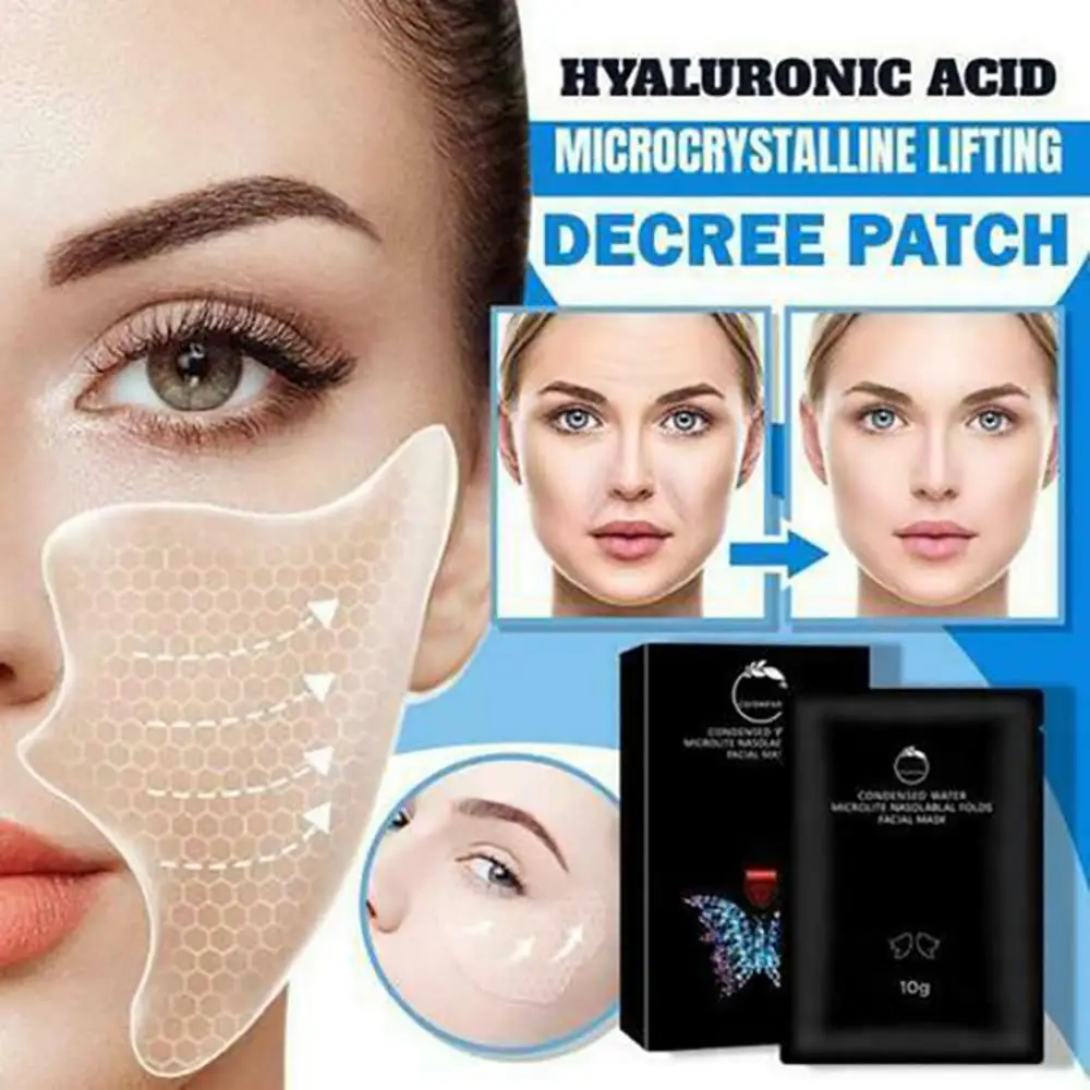 

Hyaluronic Acid Microcrystalline Lifting Decree Patch Nutrition Wrinkle Removal Instant Beauty Nasolabial Fold Anti-Wrinkle Mask