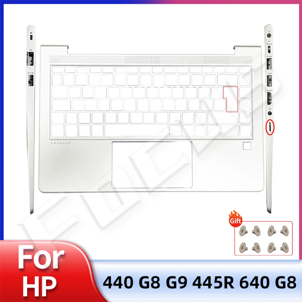 Nuovo Palmrest Coperchio Superiore Big Enter Per Hp Probook 440 G8 G9 445 G8 G9 640 G8 Silver