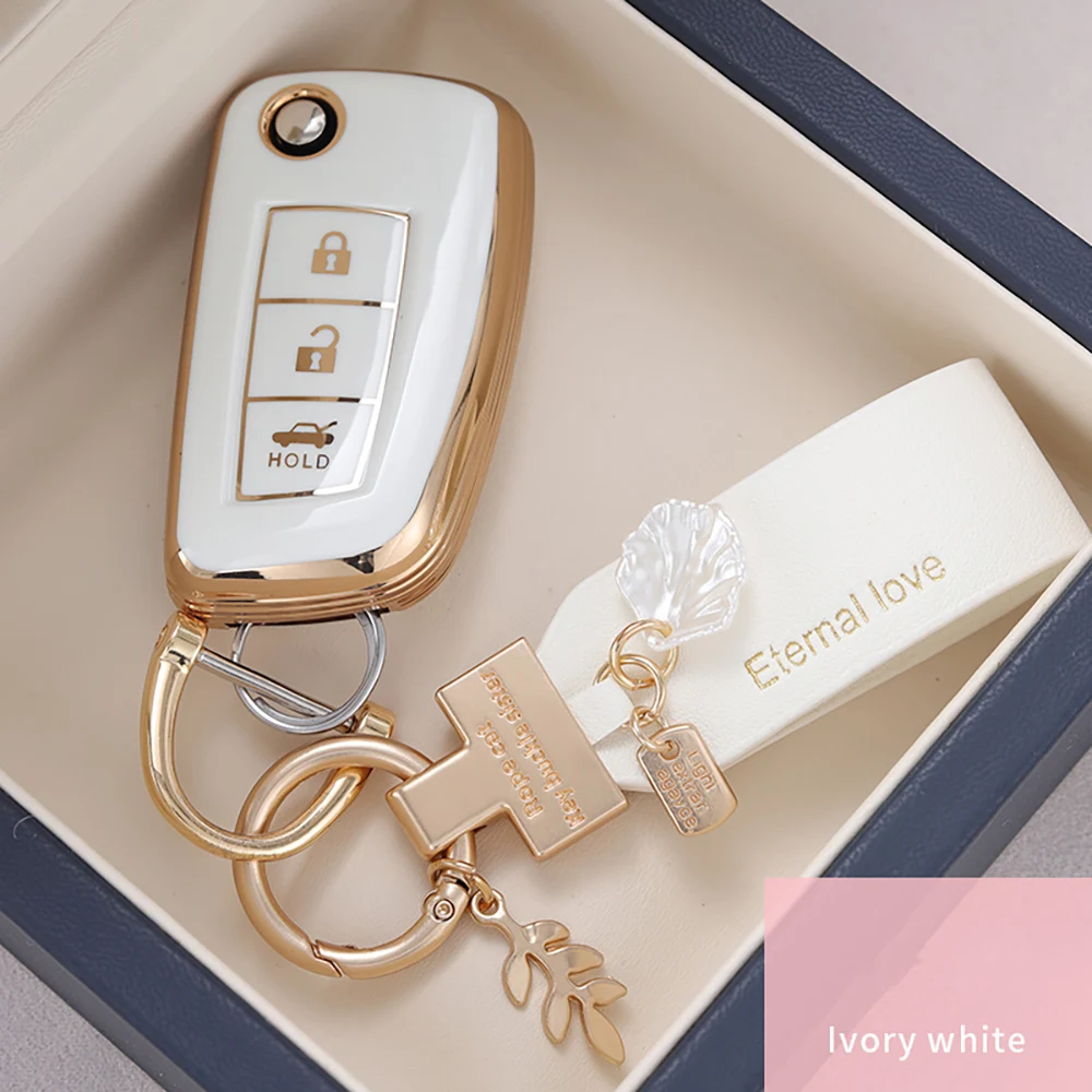 

New TPU Car 3 Button Remote Key Fob Shell Cover Case For Nissan X-Trail Juke Qashqai Micra Pulsar 2014 2015 2016 2017 2018