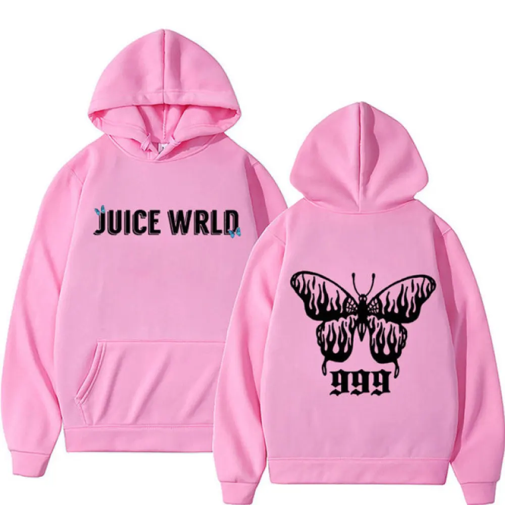 Wrld 999 Graphic Hoodies Men Women Fashion Hop Punk Pullovers Sweatshirts Streetwear Casual Oversized Hoodie